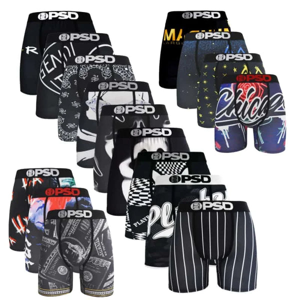 Sexy Print Men Underwear Boxer Cueca Male Panty Lingerie Men Underpants Panty Boxershorts S-XXL