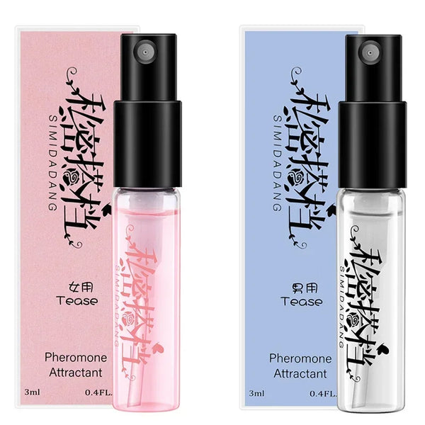 3ML Fragrances Deodorants Pheromone Perfume Women/Men Orgasm Body Emotions Spray Flirt Pheromone Attract  Air Fresher