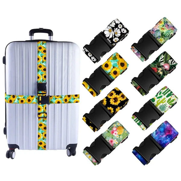 Anti-theft Luggage Buckle Cross Strap Adjustable Bundling Packing Baggage Belt Cross Strap Suitcase Belts Bag Part Accessories