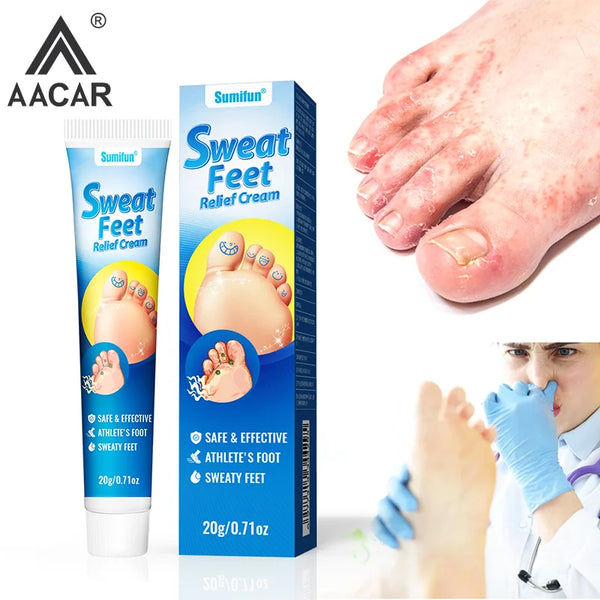 1pcs 20g Foot Tinea Pedis Treatment Cream Treat Beriberi Ointment Anti-itch Inhibits Fungus Peeling Athlete Foot Medical Cream