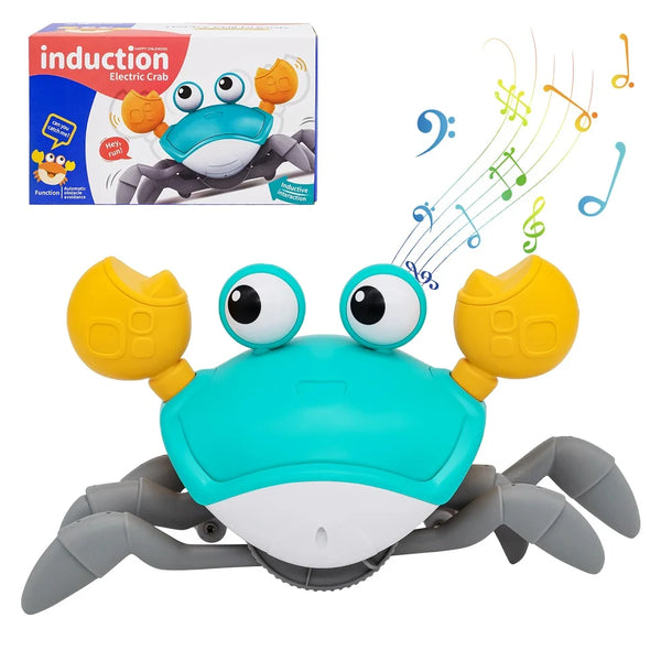 Dancing Crab Run Away Toy for Babies Crawling Interactive Escape Crabs Baby Birthday Gift Battery Edition (Toy)