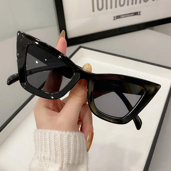 Big Frame Vintage Square Sunglasses Women Men Cat Eye Sun Glasses Eye Glasses Goggle Square Male Female Rectangle Sunglasses ﻿