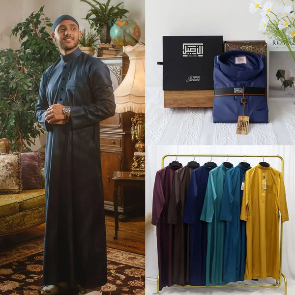 Muslim Eid Men Long Robe Kimono Dishdasha Modest Islamic Dubai Saudi Abayas Prayer Abaya Kaftan Ramadan Morocco Jubba Thobe