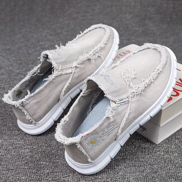 2025 Women's Fashion Versatile Solid Color Soft Soled Low Top Sneakers, Lightweight Non-slip Walking Casual Breathable Shoes