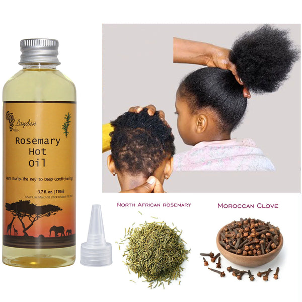 One Touch to Gorgeous 110 ml African Rosemary＆ Cloves Hot Oil  Accelerate the Scalp to Deliver More Nutrients to Hair Follicles