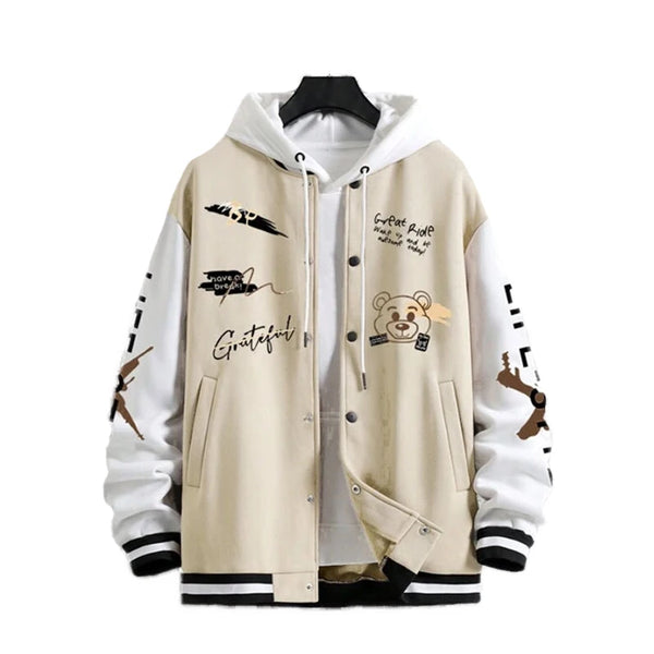 Men's Spring and Autumn Baseball Jacket