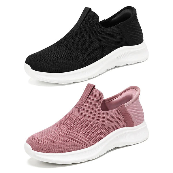 Women Slip On Sneakers with Arch Support Lightweight Jogging Shoes Comfortable Casual Running Sneakers Female Travel Shoes