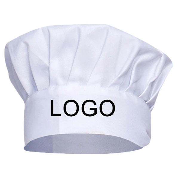 Custom Chef Cap for Men Women Kitchen Cooking Plain Hat Catering Cook Baker Work Caps Embroidery Printing