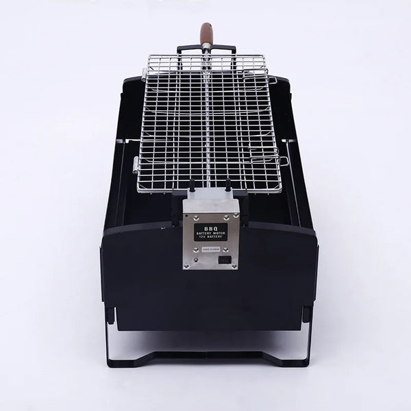 Camping Portable BBQ Rotating Barbecue Grill