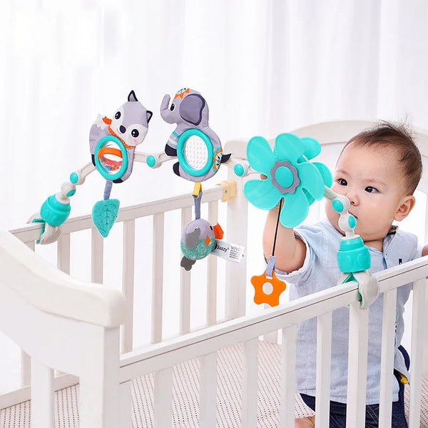 Baby Stroller Toy For Bed Mobile Infant Crib Rattles Newborn Baby Bed Hanging Rattle Baby Car Educational Baby Toys 0 12 Months