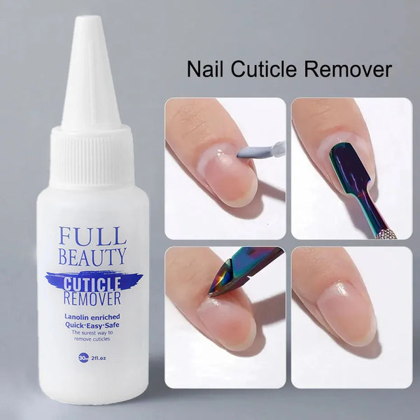 Nail Cuticle Remover Softener Liquid Exfoliator Cuticle Oil Treatment Manicure Soften Dead Skin for Pedicure Nails Care