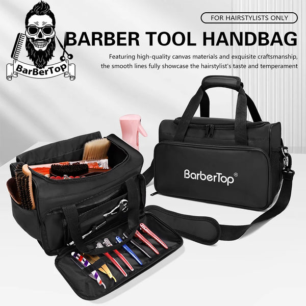 Salon Barber Tool Bag Pro Waterproof Hairdressing Organizer Large Capacity Hairdresser Handbag Barbershop Styling Tools Supply