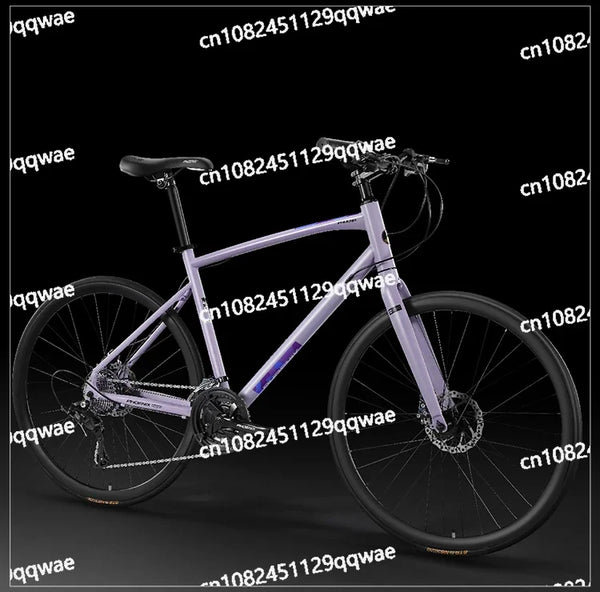 Ultra Light Flat Handle Racing Bicycle for Men and Women, Variable Speed Bike, Adult Teen Student