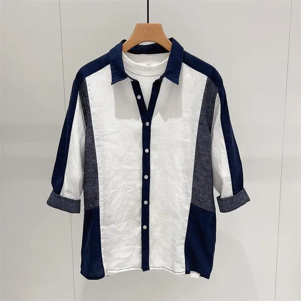 Men's 2025 Korean Fashion Loose Casual Shirt